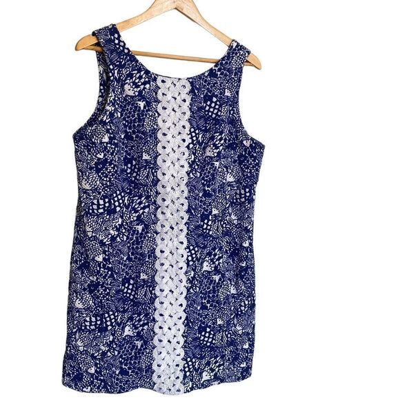 Lilly Pulitzer Target Upstream Fish Lace Dress Size 18 - Picture 1 of 6